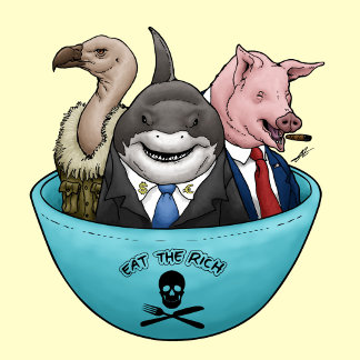 Camiseta Coma os ricos