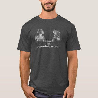 Camiseta Coma os ricos e desmonte o patriarcado