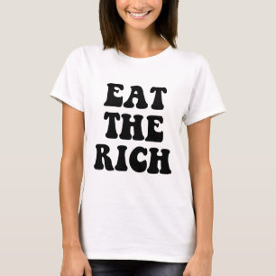 Camiseta Coma os ricos ocupam Wall Street