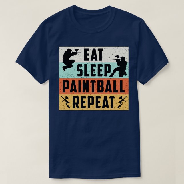Camiseta Coma Paintball Repete Softair Sports Lover (Frente do Design)