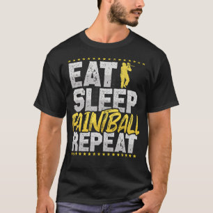 Camiseta Coma Paintball Repetitivo do Paintball Airsoft Pai