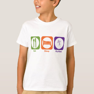 Camiseta Coma papagaios da mosca do sono