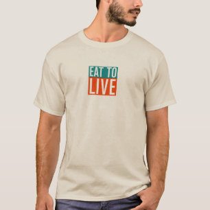 Camiseta Coma para viver, Nutritarian