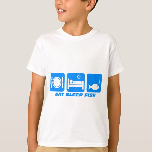 Camiseta coma peixes do sono (Frente)