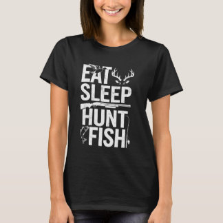Camiseta Coma Pescaria Caça Peixe Fã de Pesca Pescador Caça