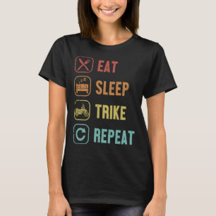 Camiseta Coma Pinguim do Sono Repetir Caneta do Rei-Pássaro