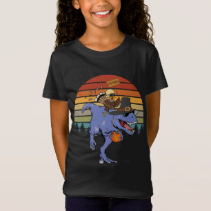 Camiseta Coma Pizza Turquia Dino Dinossaur Vegetarian Thank