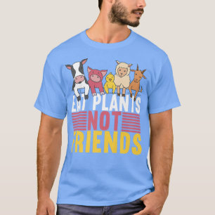 Camiseta Coma Plantas Não Amigos Vegan Veggie Veganismo