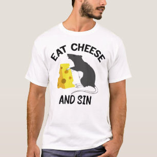 Camiseta Coma Queijo E Peça Desculpas