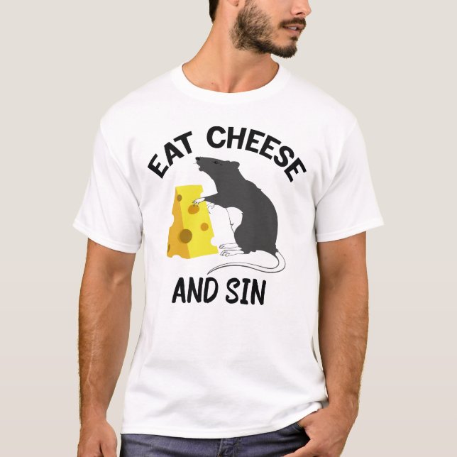 Camiseta Coma Queijo E Peça Desculpas  (Frente)