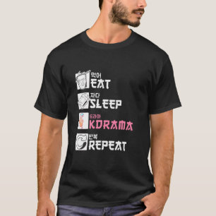 Camiseta Coma Repetição do Kdrama no Sono