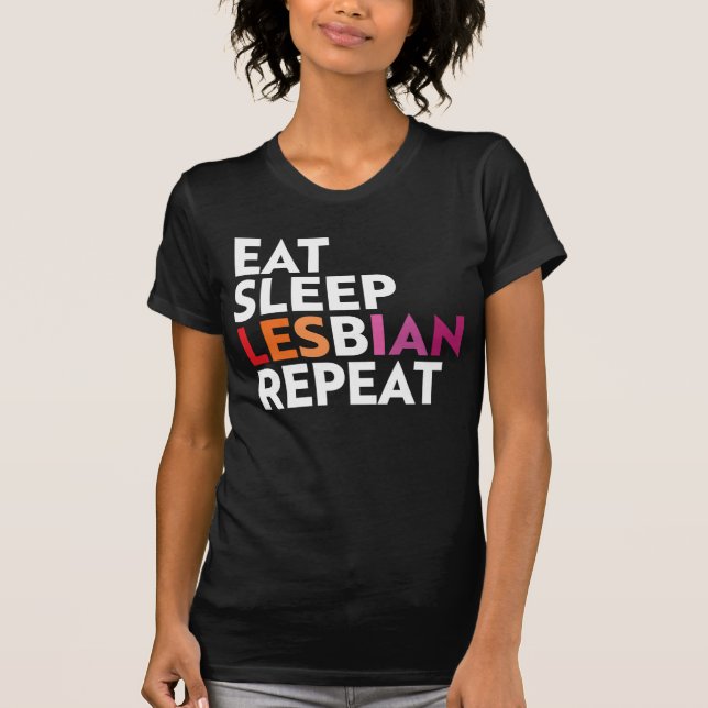 CAMISETA COMA REPETIÇÃO LESBIANA (Frente)
