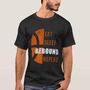 Camiseta Coma Repouso Reentrando Repetidamente Homens de Ba