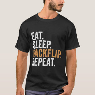 Camiseta Coma Repouso Repetição de Truques Engraçados