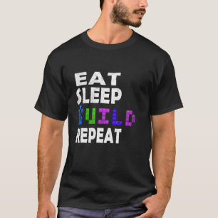 Camiseta Coma Reproduza Repetições Compilação Compilação Re
