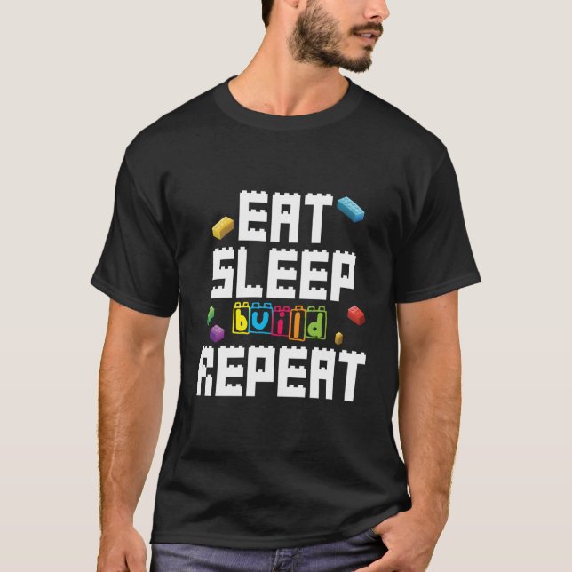 Camiseta Coma Reproduza Repetições Compilação Compilação Re (Frente)