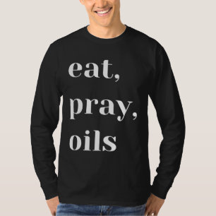 Camiseta Coma Reze Óleos Óleo Essencial Cristão