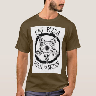 Camiseta Coma Satã de granizo da Pizza