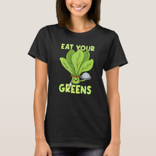 Camiseta Coma Seu Verde Kale Spinach