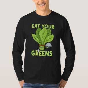 Camiseta Coma Seu Verde Kale Spinach