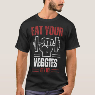 Camiseta Coma Seus Legumes - Vegano - Treino - Academia -