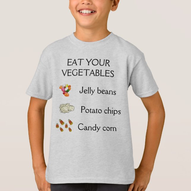 Camiseta Coma seus vegetais (Frente)