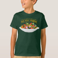 Coma seus vegetais Cite salada fresca misturar tig