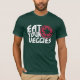 Camiseta coma seus vegetarianos (Frente)