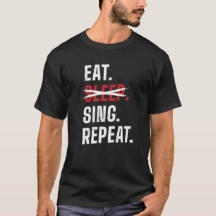 Camiseta Coma Sing Repeat Opera-Singer Premium