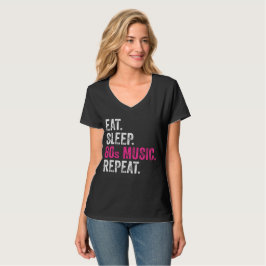 Camiseta Coma Sleep 80s Music Repeat T-Shirt