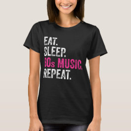 Camiseta Coma Sleep 80s Music Repeat T-Shirt