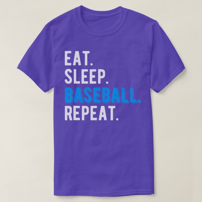Camiseta Coma Sleep Baseball Legal Coach Fan Legal Funn (Frente do Design)