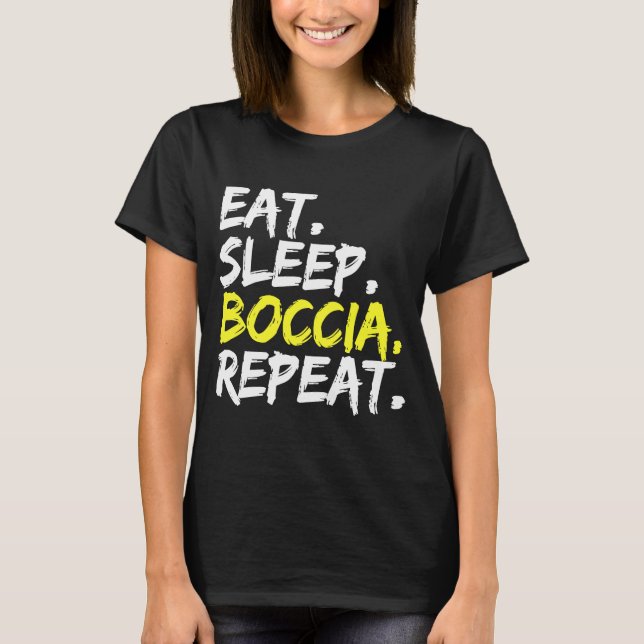 Camiseta Coma Sleep Bocce Repete Férias de Praia Boule (Frente)