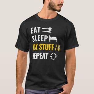 Camiseta Coma Sleep Fix Stux Utilitário Repetir Homem E Tra
