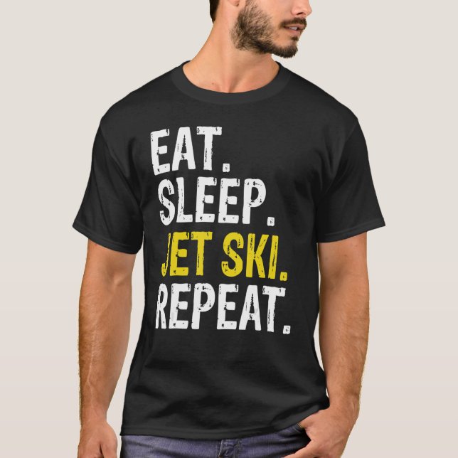Camiseta Coma Sleep Jet Ski Repetir Esqui (Frente)