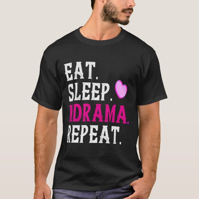 Camiseta Coma Sleep Kdrama Repete Hoodie Cute Coreano Drama (Frente)