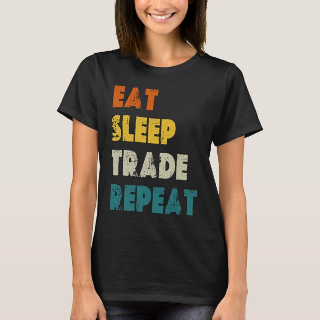 Camiseta Coma Sleep Trade Repete Bolsa de Valores (Frente)