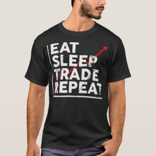 Camiseta Coma Sleep Trade Repetir Bolsa de Valores Bitmoney