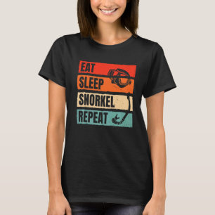 Camiseta Coma Snorkel Repetindo Scuba Diver Merging Snorke
