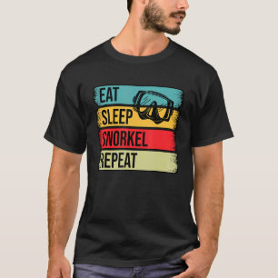 Camiseta Coma Snorkeling Repetindo Disco Scuba Embaixo da Á
