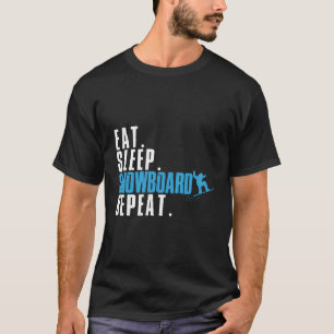 Camiseta Coma Snowboard Repetir Ski Winter Hoodie Man W
