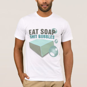 Camiseta Coma Soap S—Bolhas Mais Engraçadas