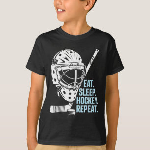 Camiseta Coma Soneca Hockey Repetir Máscara de Hockey Adesi