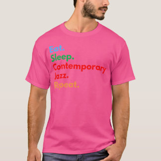 Camiseta Coma Sonhar Jazz Contemporâneo Repita Para Música