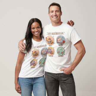 Camiseta Coma Sonho Anime Repita - Rotina Divertida de Weeb