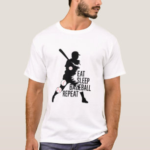 Camiseta Coma Sonho Beisebol Repita