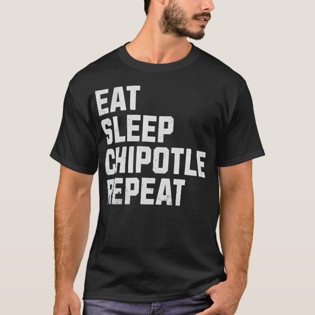 Camiseta Coma Sonho Chipotle Repita Fã Jogador (Frente)