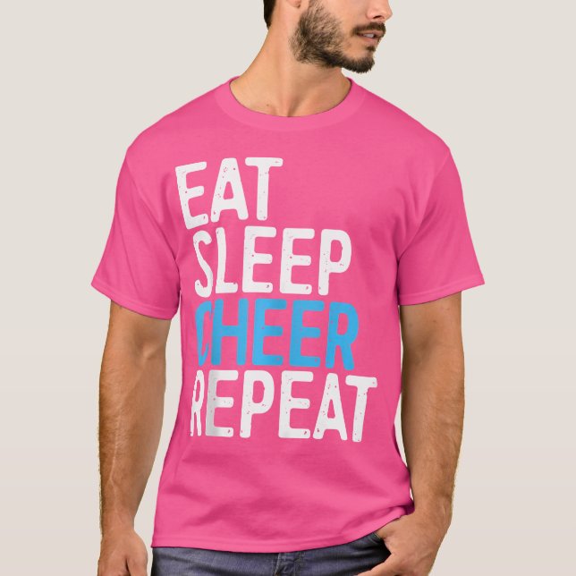 Camiseta Coma Sonho Comemore Repita Cheerleader Liderança d (Frente)