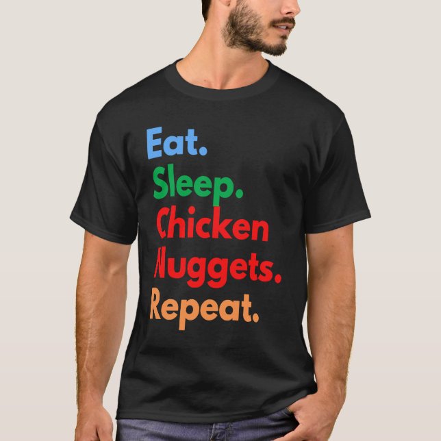 Camiseta Coma Sonho Nuggets de Frango Repita para o Nugget  (Frente)