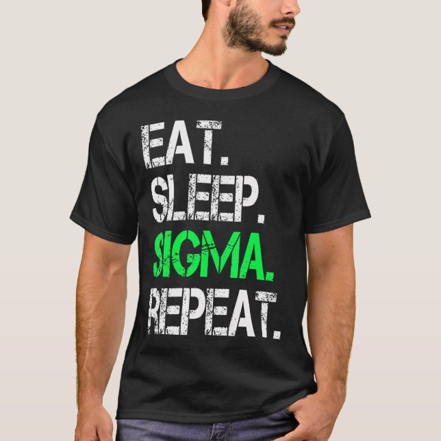 Camiseta Coma Sonho Sigma Repita (Frente)